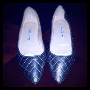 Silver Manolo Blahnik